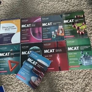MCAT Kaplan third edition books